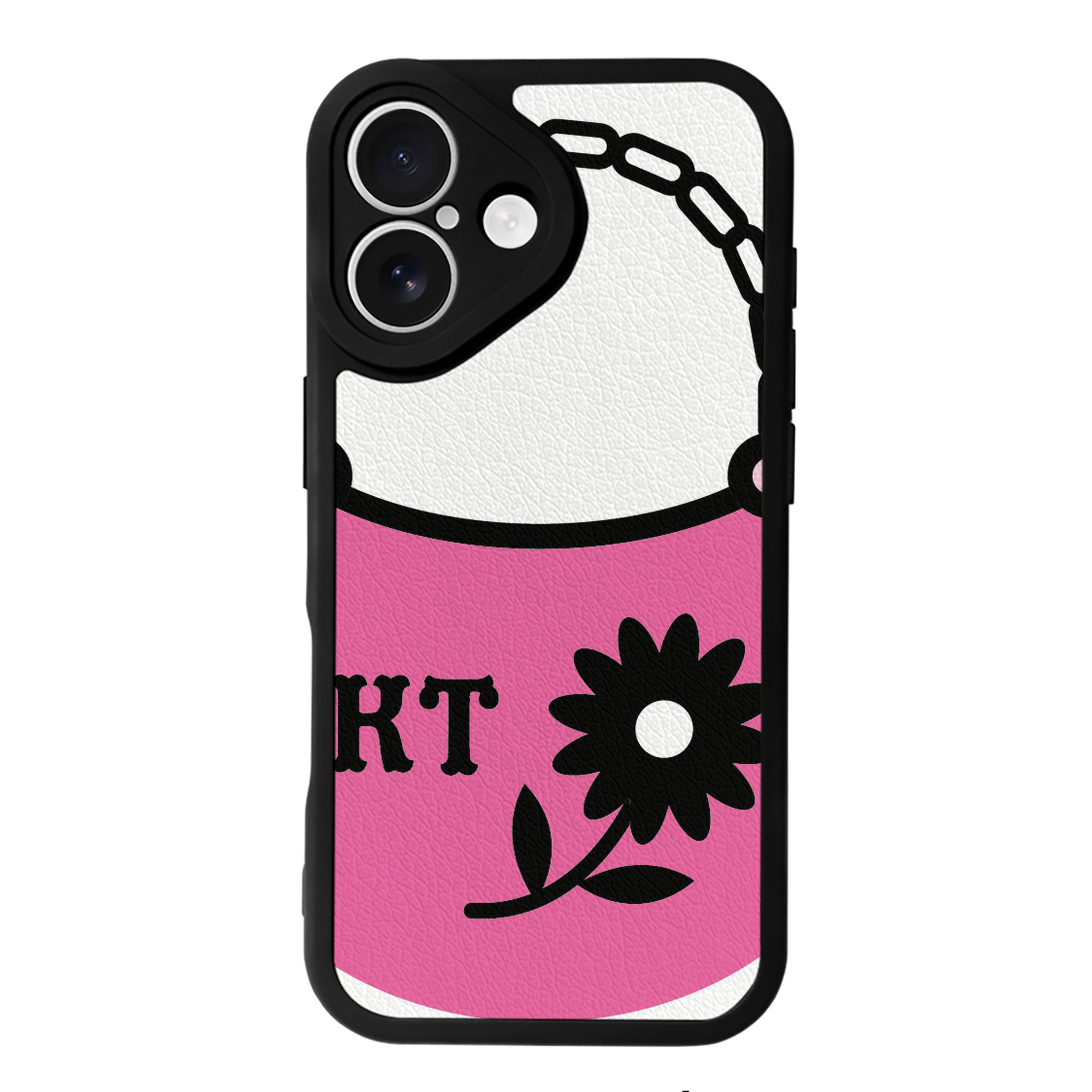 （画像用） Hello Kitty ハローキティ 【iPhone 16シリーズ対応】シリコンスマホケース（レザー調） 材質：シリコン